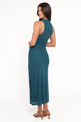Hayven Midi Dress - Teal