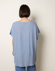 Short-Sleeve Tunic Top