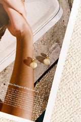 Ethereal Glow Earrings - White