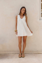 Love For The Moment Mini Dress White
