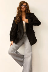 Investment Piece Coat Blazer - Black