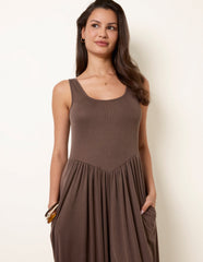 Jersey Balloon Leg Jumpsuit With Pockets