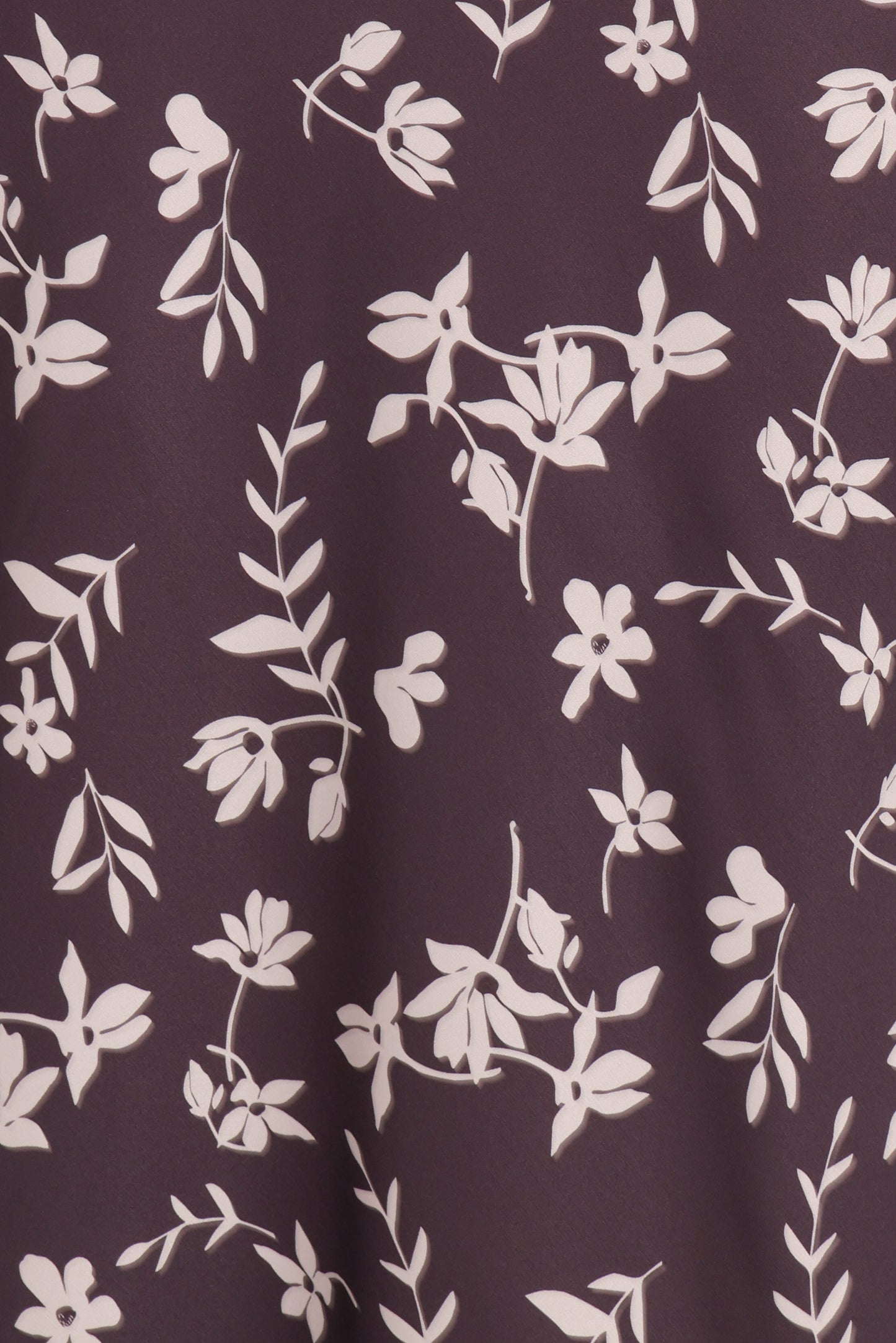 Zafira Midi Dress - Brown Cream Floral