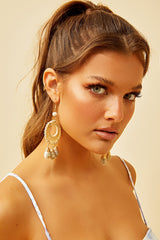 Ubud Dream Earrings - Beige